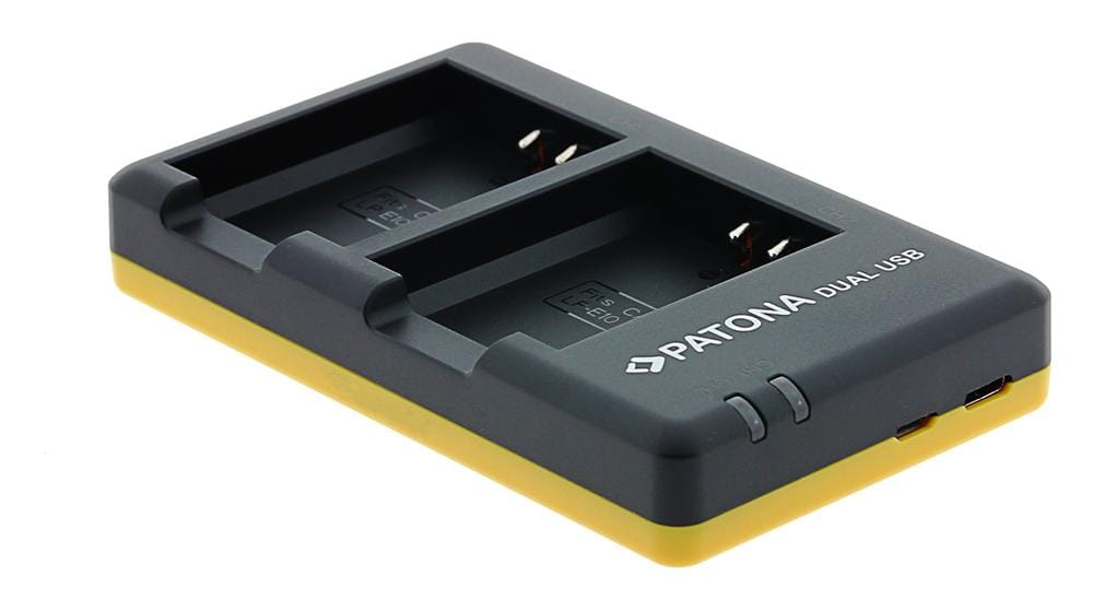 PATONA Caricatore Duale Rapido per Canon LP-E10 LPE10 con Cavo USB-C