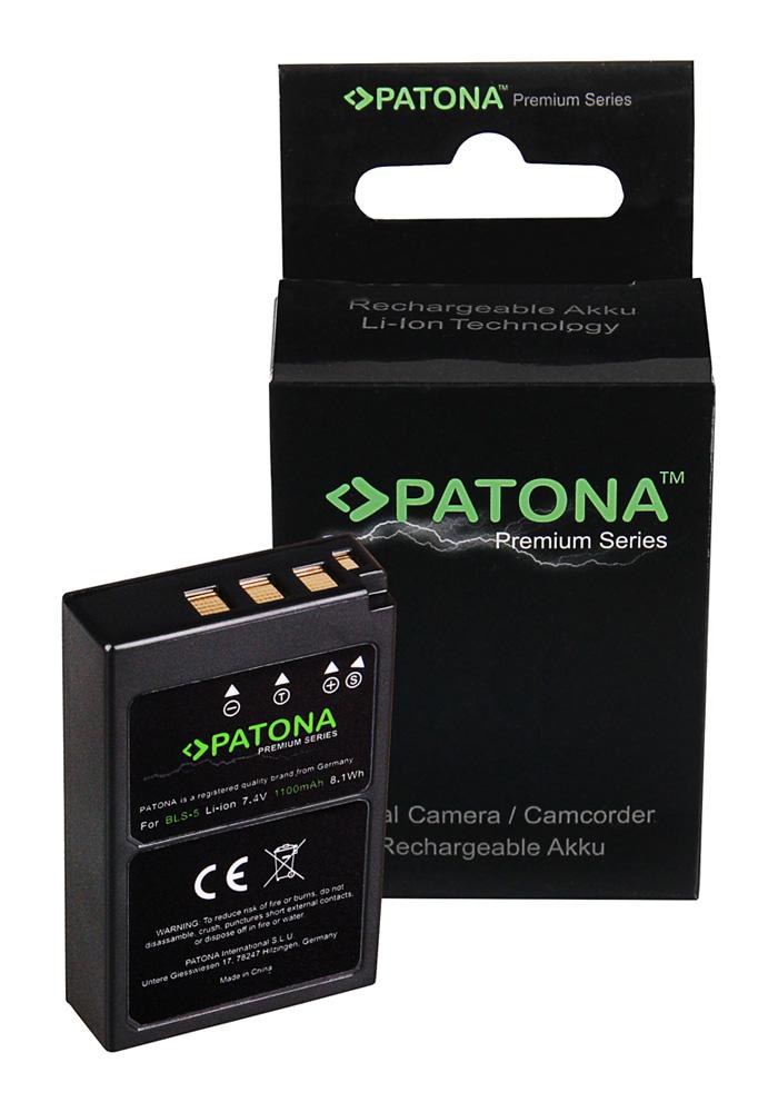 PATONA Premium Bateria para Olympus BLS5 BLS-5 E-P3 E-PL2 PEN E-PL3 E-PM1 PATONA Premium Bateria para Olympus BLS5 BLS-5 E-P3 E-PL2 PEN E-PL3 E-PM1