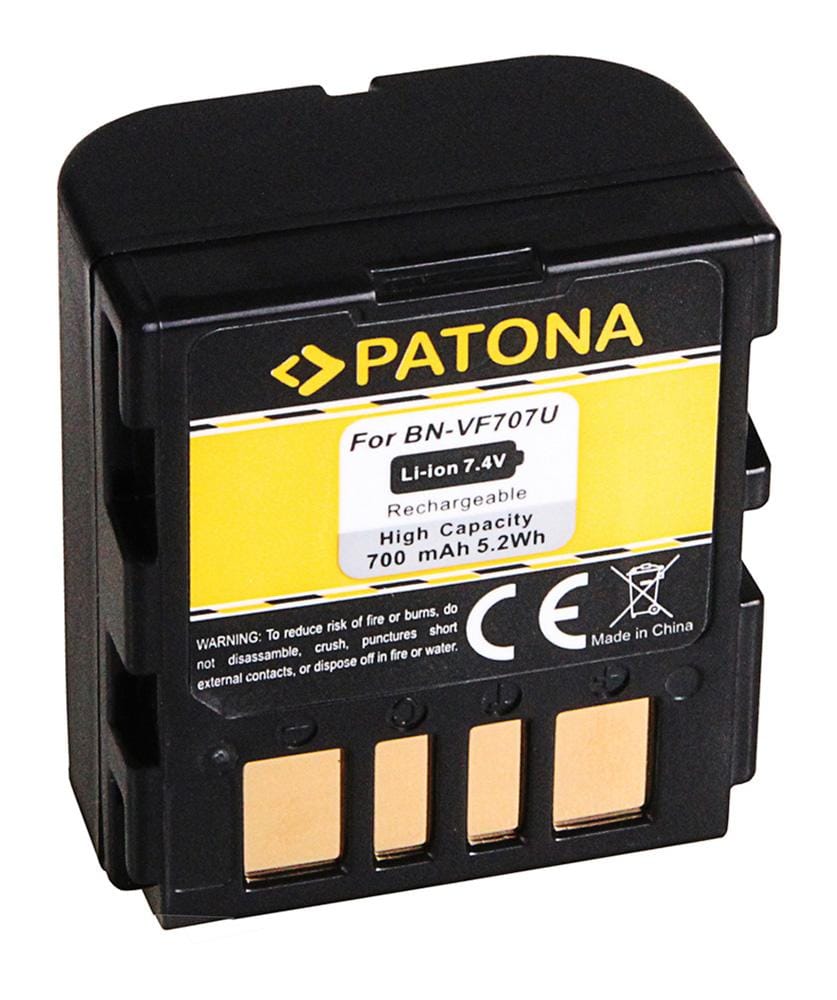 PATONA Batteria per JVC BN-VF707U JVCGRX4 JVCGRX5 JVCD250 JVCD270 JVCD290