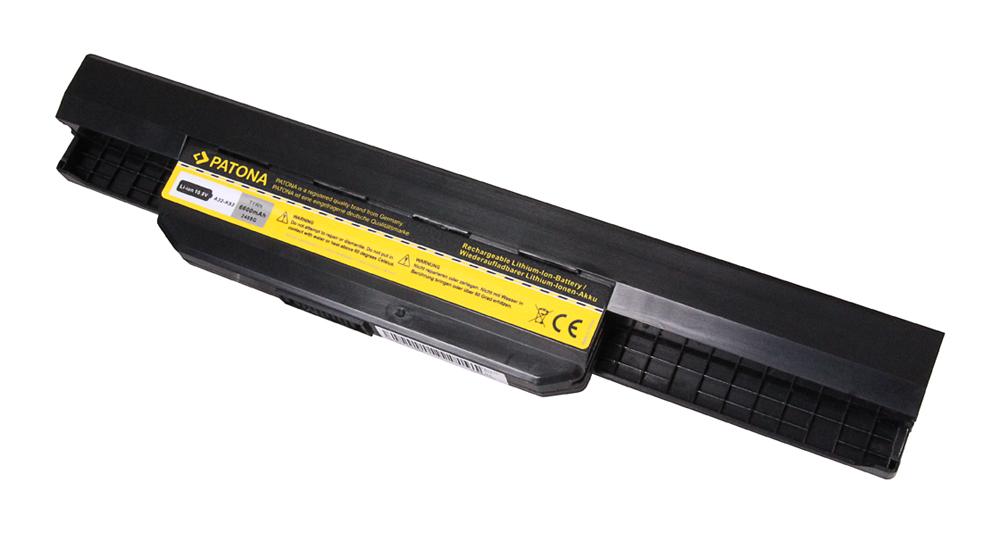 PATONA bateria para Asus A32‑K53, A43, A43B, A43BY, A43E, A43F, A43J, A43JA, A43JB, A43JC