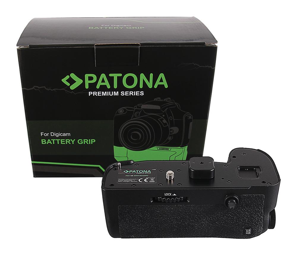 PATONA Premium Grip de batería para Panasonic GH9 DMW-BGGH9RC con 1 × DMW-BLF19 batería y control remoto incluido PATONA Premium Grip de batería para Panasonic GH9 DMW-BGGH9RC con 1 × DMW-BLF19 batería y control remoto incluido