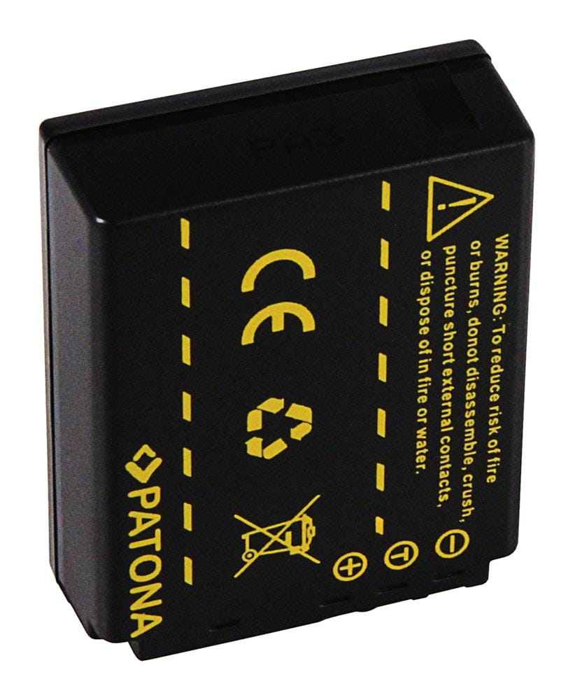 PATONA batteria per Panasonic CGA-S007 S007 DMC-TZ5 TZ4 TZ3 TZ2 TZ1 PATONA batteria per Panasonic CGA-S007 S007 DMC-TZ5 TZ4 TZ3 TZ2 TZ1