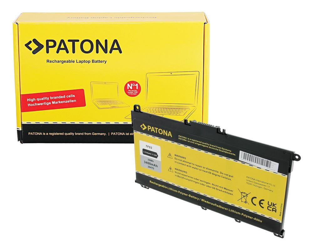 PATONA bateria para HP Pavilion 15-CC 15-CD 17-AR série 14-BF 14-BF040WM 14-BK 14-BK061ST TF03