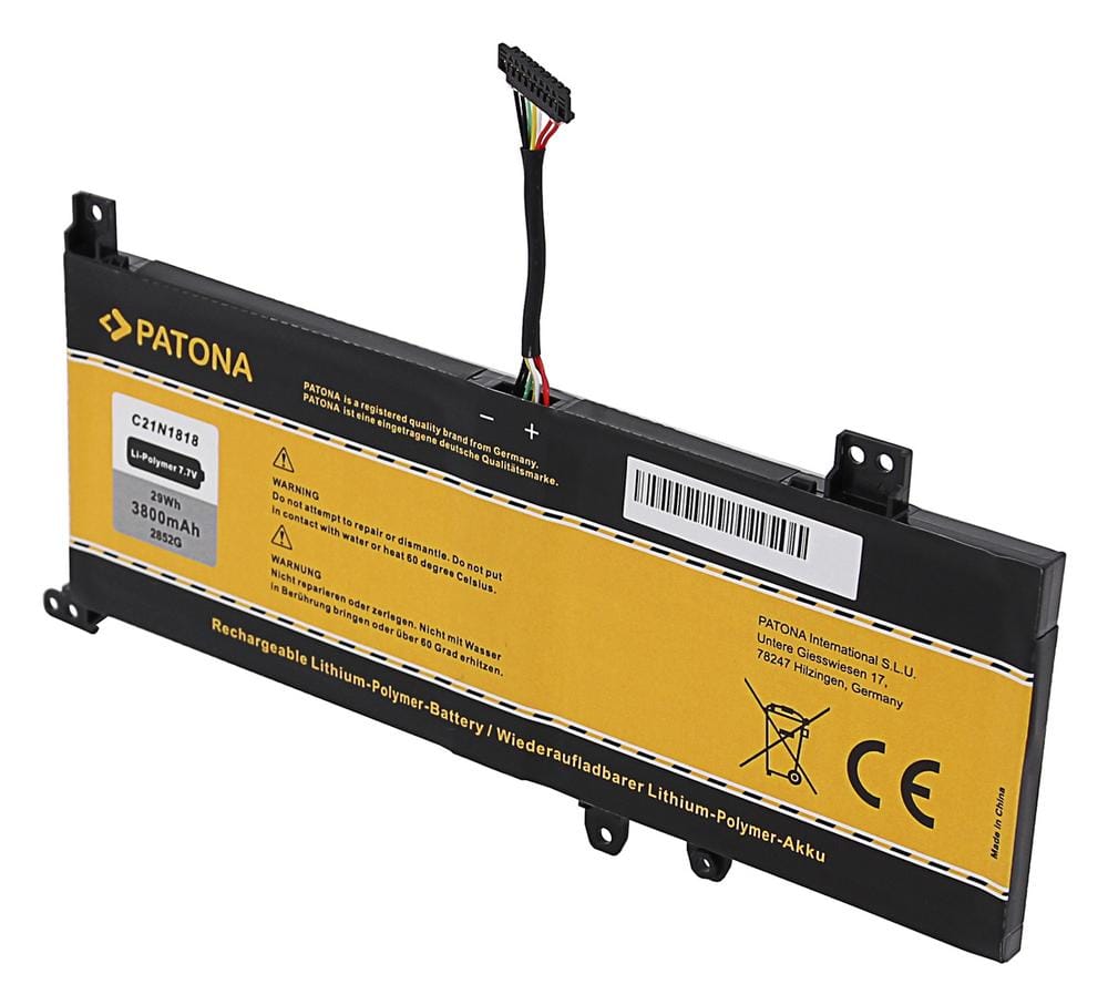 PATONA batería para Asus VivoBook 14 X412 Series C21N1818 B200-02760000 C41N1715 PATONA batería para Asus VivoBook 14 X412 Series C21N1818 B200-02760000 C41N1715