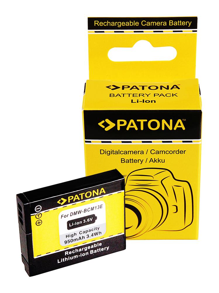 Bateria PATONA para Panasonic DMW-BCM13 DMC-ZS30 DMC-TZ40 DMC-TZ41 DMC-TS5 DMC-FT5 Bateria PATONA para Panasonic DMW-BCM13 DMC-ZS30 DMC-TZ40 DMC-TZ41 DMC-TS5 DMC-FT5