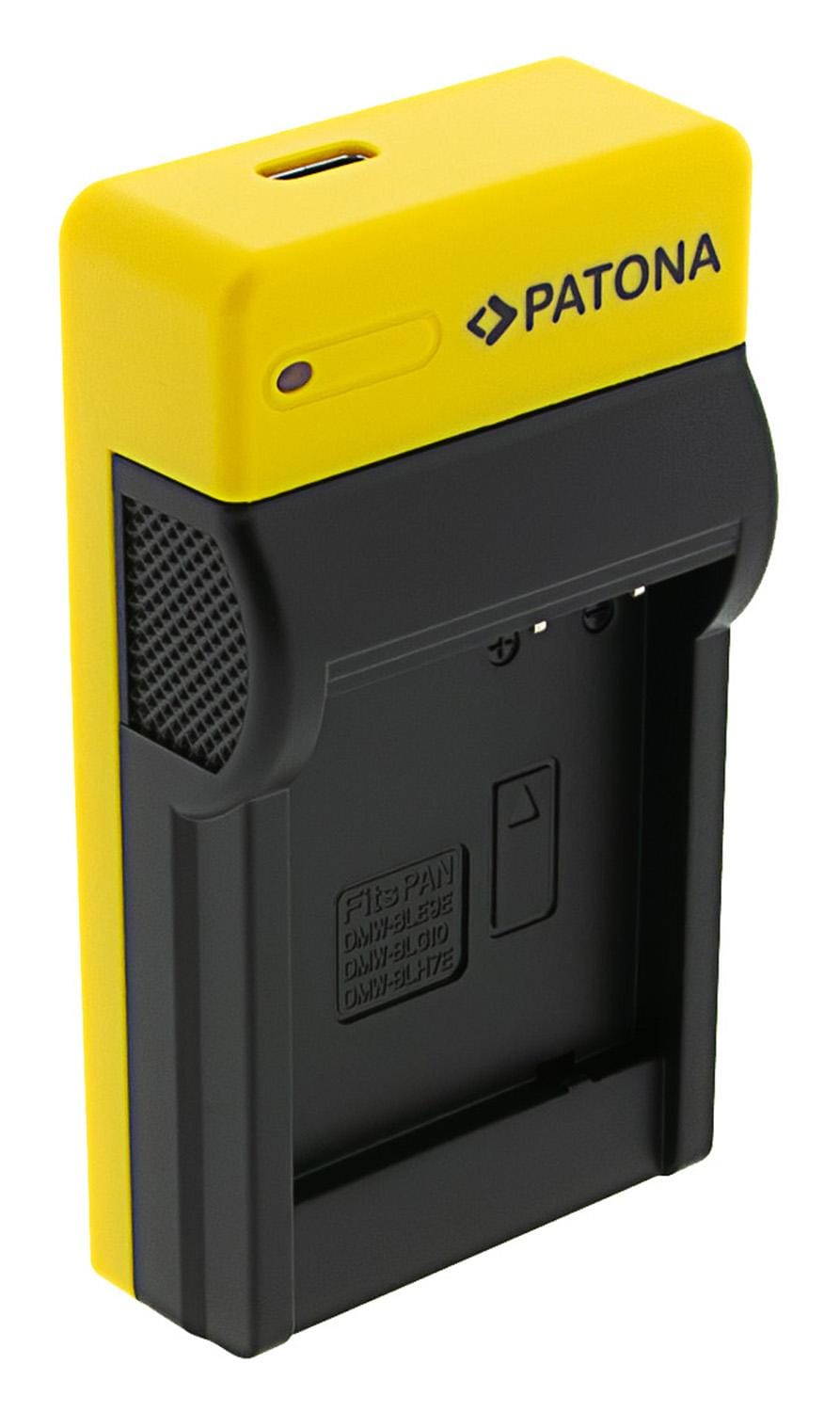 PATONA Slim Caricatore USB con ingresso USB‑C per Panasonic DMW‑BLG10 CSBLG10MC CS‑BLG10MC DMWBLG10 DMW
