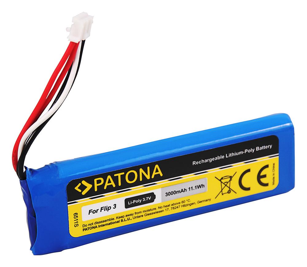 Batterie PATONA pour JBL Flip 3 GSP872693 Batterie PATONA pour JBL Flip 3 GSP872693