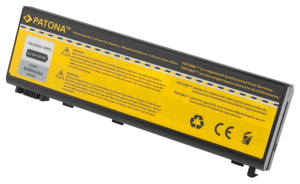 PATONA Battery for Toshiba Satellite L10 L20 L30 L100 PA3420U Pro