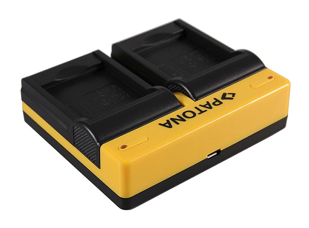 Podwójna ładowarka PATONA dla Actioncam Rollei RL410B 230 240 410 410B 420 z kablem Micro-USB
