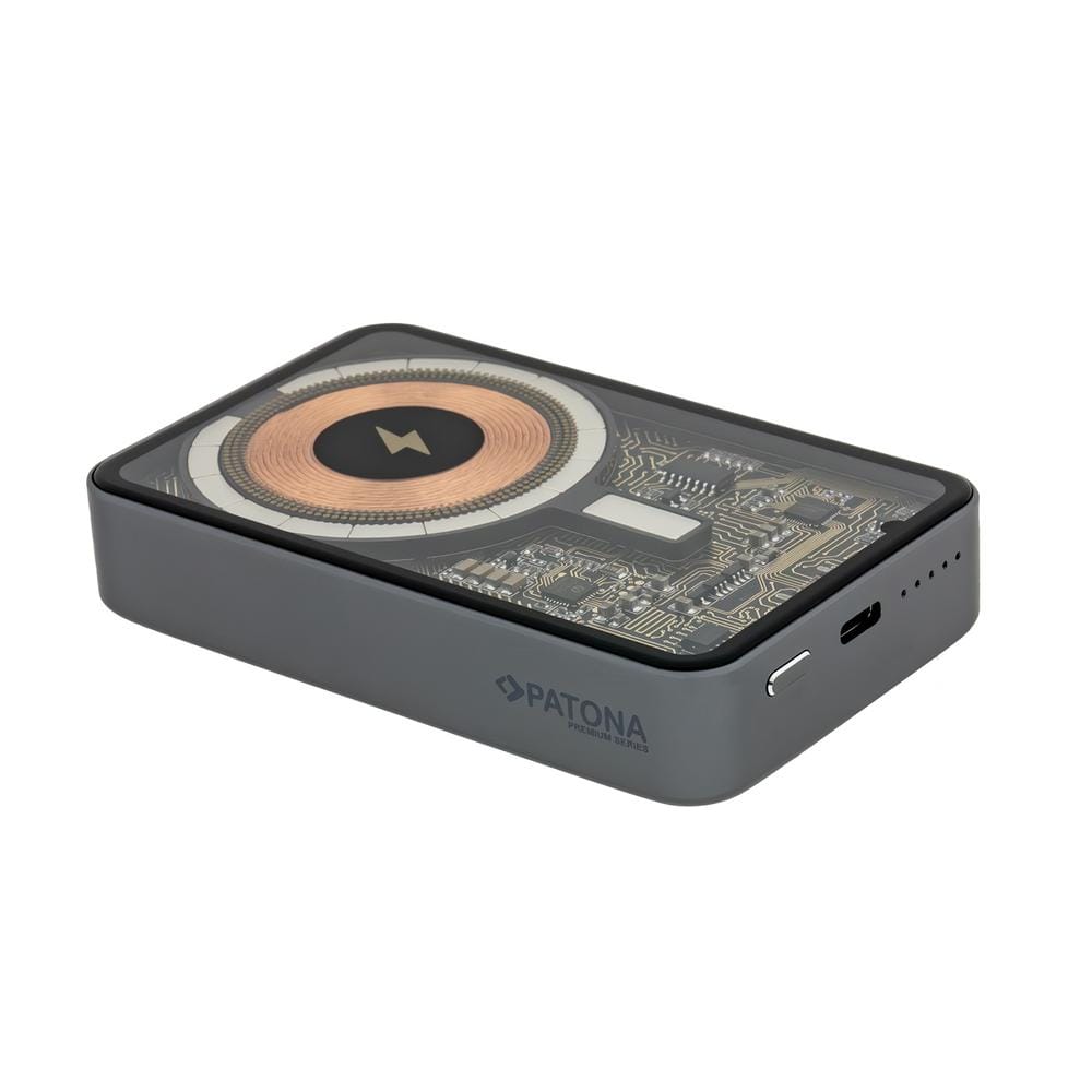 PATONA Premium Powerbank Clear 3.0 PD20W 10.000mAh ricarica magnetica senza fili