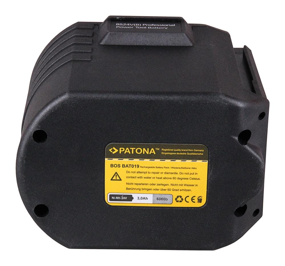 PATONA Battery for Bosch 24V 3000mAh Ni-MH BAT019 BAT020 BAT021 GBH 24VFR