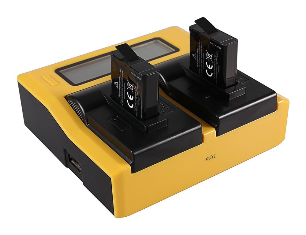 PATONA Dual LCD USB Charger for GoPro Hero 8 AHDBT-801 Hero 7 AHDBT-701 Hero 6 Hero 5 AHDBT-501