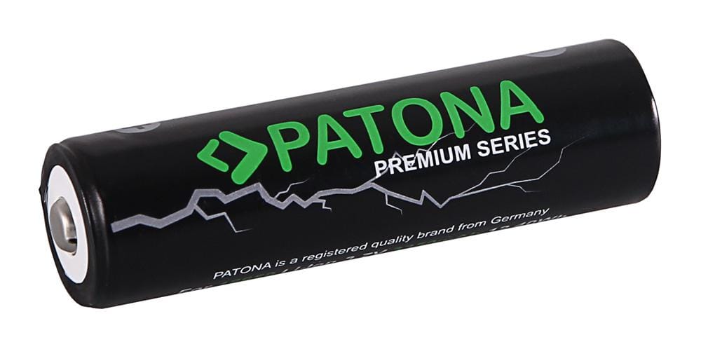 PATONA Premium 18650 Li‑Ion batteria non protetta Sharp/Button Top 3,7 V 3500 mAh