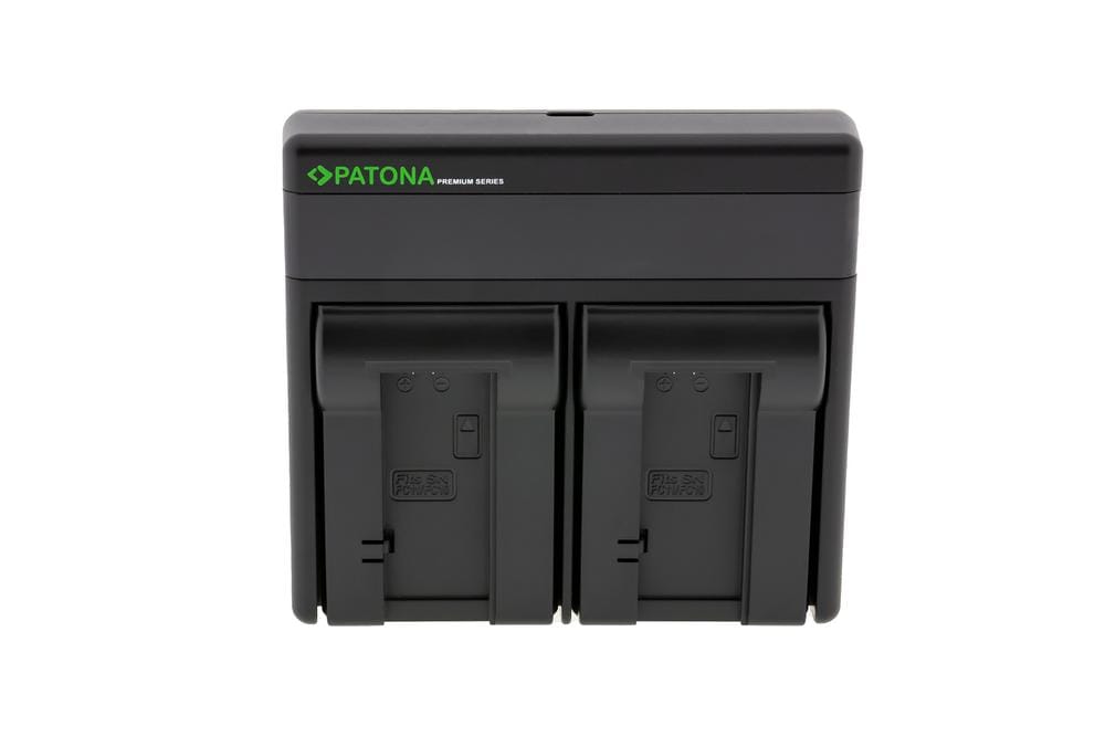 PATONA Premium Dual PD Performance Charger for Sony NP-FC10 with USB‑C Input/Output