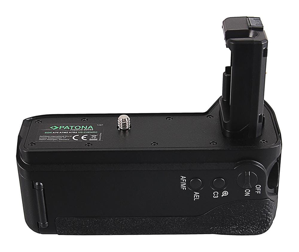 PATONA Premium Battery Grip for Sony A7 II / A7M2 / A7R2 VG-C2EMRC – 2 x NP-FW50 Batteries incl. Remote