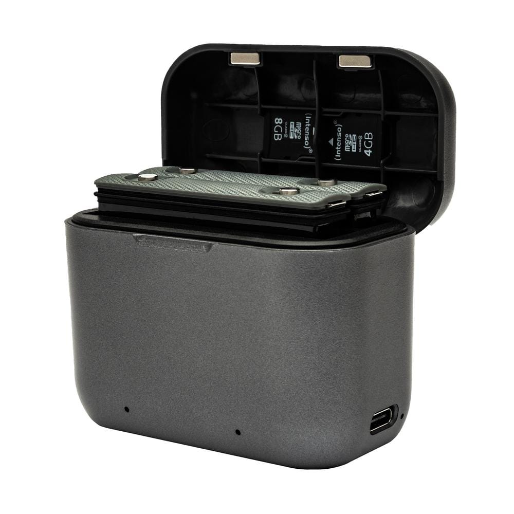 PATONA Dual Charger Box for Insta 360 ONE X3 CINAQBT A with USB‑C Cable