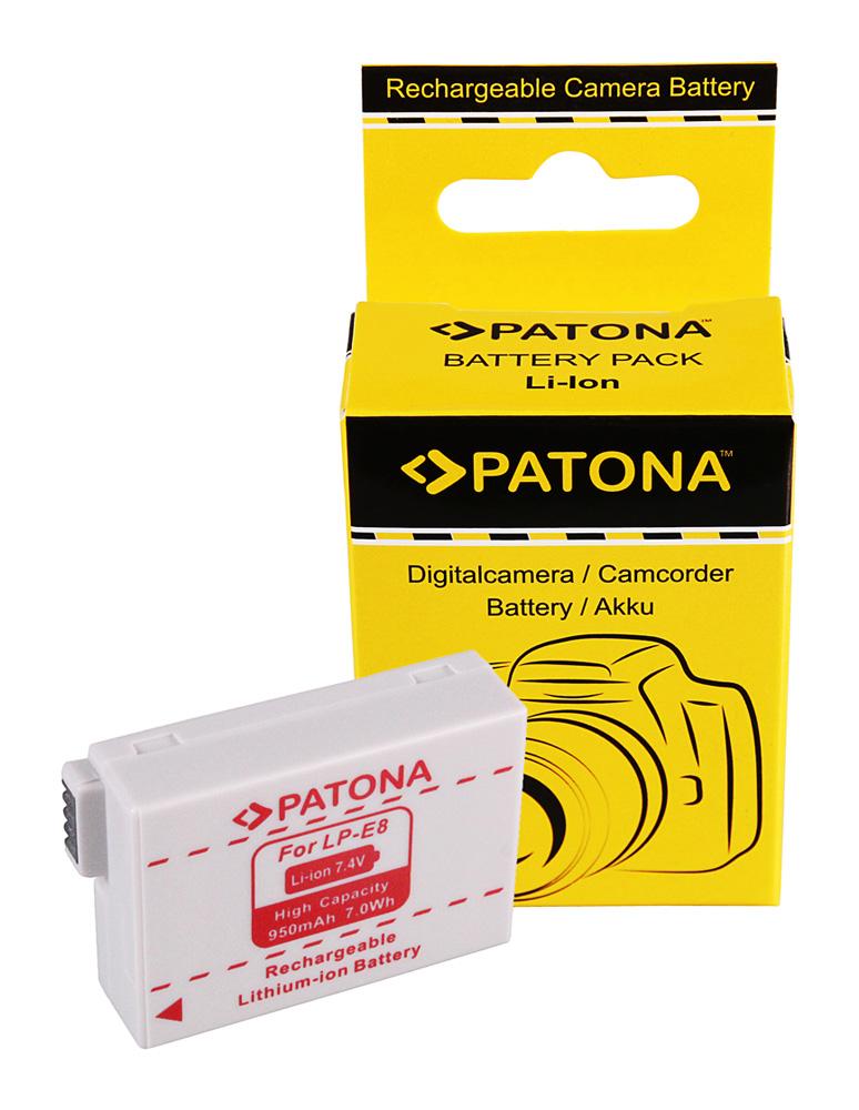Bateria PATONA para Canon LP-E8 LPE8 EOS 550D EOS 600D EOS 550 D EOS 600 D Bateria PATONA para Canon LP-E8 LPE8 EOS 550D EOS 600D EOS 550 D EOS 600 D