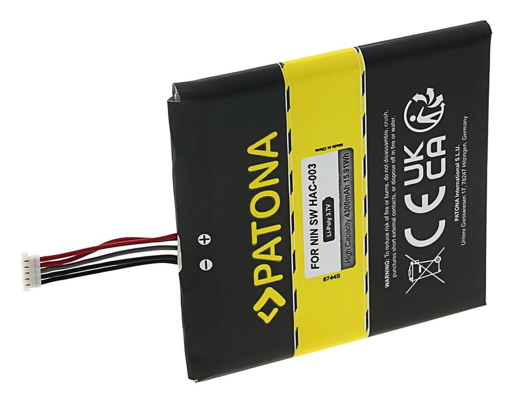 PATONA Batterie pour Nintendo Switch Console HAC-003 P NHAC-003 HAC-A-BPHAT-C0 HAC-S-JP PATONA Batterie pour Nintendo Switch Console HAC-003 P NHAC-003 HAC-A-BPHAT-C0 HAC-S-JP