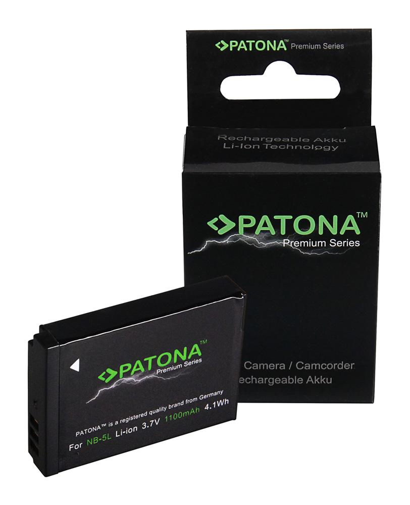 Bateria PATONA Premium para Canon NB-5L NB5l PowerShot SX200 SX210 SX220