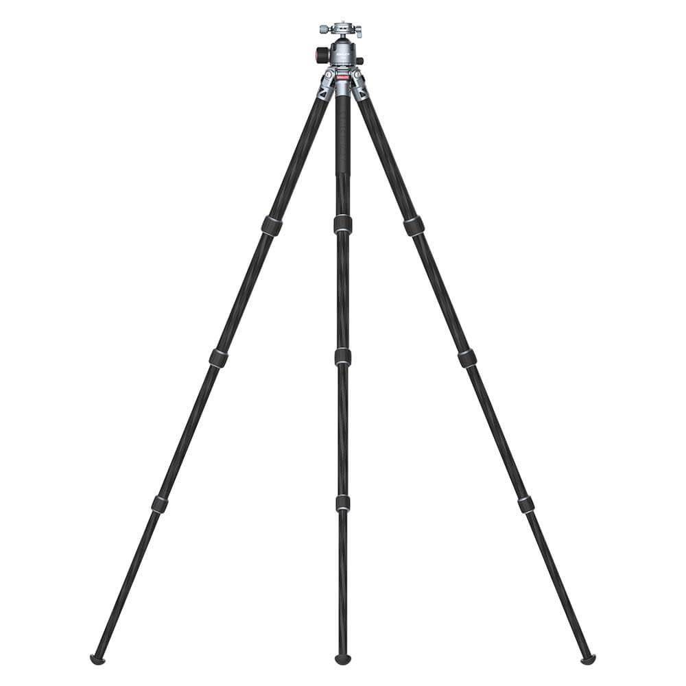 Juego de trípode Mountain Series Carbon C83S con cabeza de trípode TX30 y columna central Juego de trípode Mountain Series Carbon C83S con cabeza de trípode TX30 y columna central