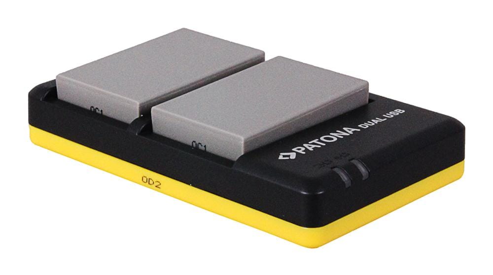 PATONA Carregador Dual Rápido para Olympus BLS5 com Cabo Micro-USB PATONA Carregador Dual Rápido para Olympus BLS5 com Cabo Micro-USB