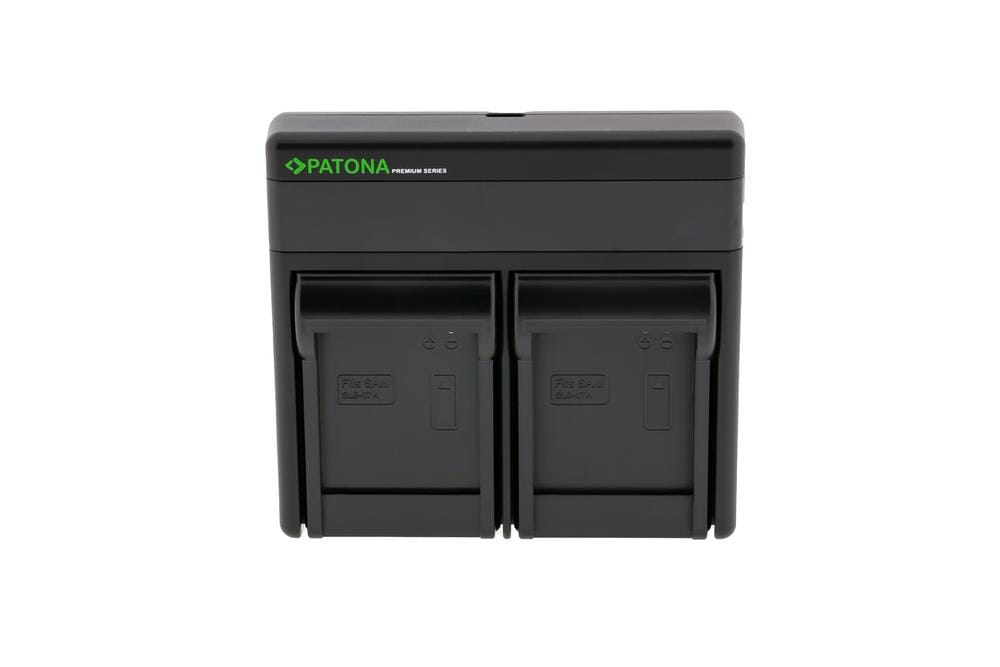 Chargeur PATONA Premium Dual PD pour Samsung SLB-07A avec entrée/sortie USB‑C