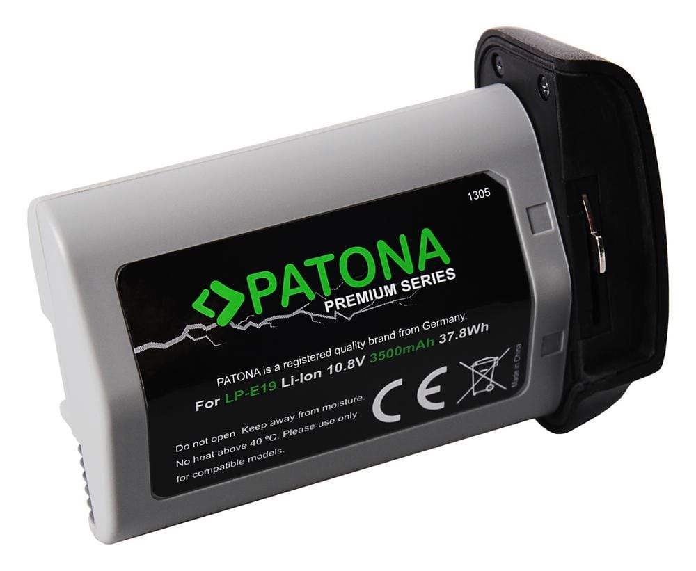 PATONA Premium Batteria per Canon LP‑E19 EOS‑1Ds Mark III EOS‑1D Mark III EOS‑1D Mark IV EOS‑1D X Celle LG PATONA Premium Batteria per Canon LP‑E19 EOS‑1Ds Mark III EOS‑1D Mark III EOS‑1D Mark IV EOS‑1D X Celle LG
