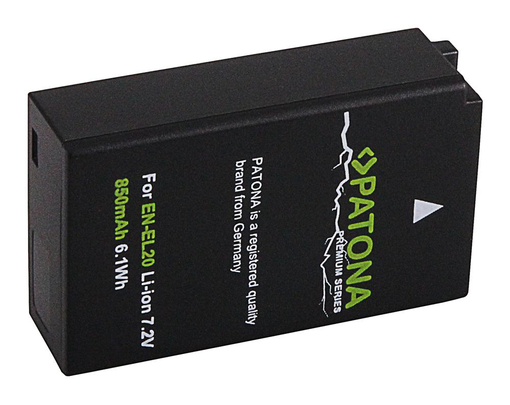 PATONA Premium Akumulator do Nikon EN-EL20 AW1 1 J1 1 J2 1 J3 1 S1 1 V3 Coolpix A Coolpix 950 1000 PATONA Premium Akumulator do Nikon EN-EL20 AW1 1 J1 1 J2 1 J3 1 S1 1 V3 Coolpix A Coolpix 950 1000