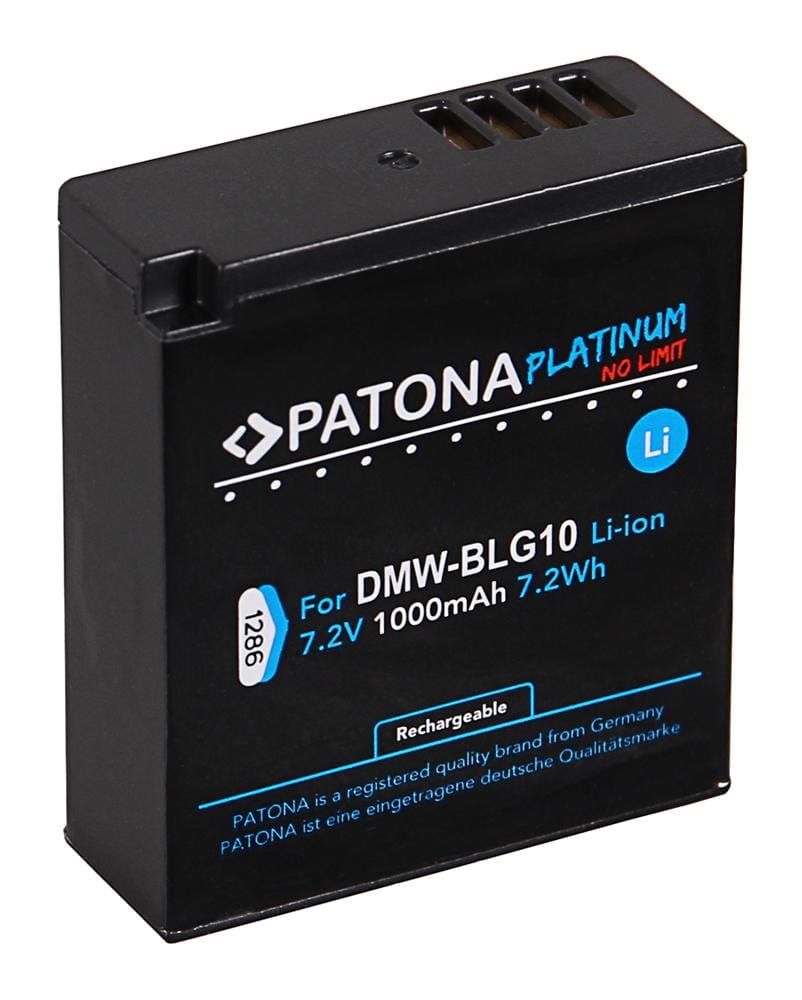 PATONA Platinum batería para Panasonic DMW-BLG10 DMW-BLE9 DMC-GF3 DMC-LX85 DMC-LX100 PATONA Platinum batería para Panasonic DMW-BLG10 DMW-BLE9 DMC-GF3 DMC-LX85 DMC-LX100