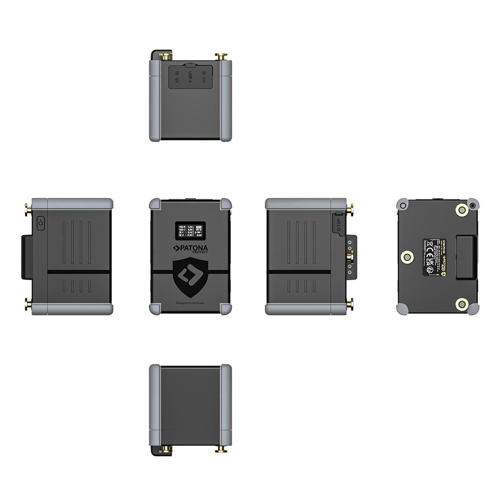 PATONA PROTECT Gold Mount Batteria G150 PD100 148Wh USB‑C USB‑A D‑Tap 2x DC‑out PATONA PROTECT Gold Mount Batteria G150 PD100 148Wh USB‑C USB‑A D‑Tap 2x DC‑out