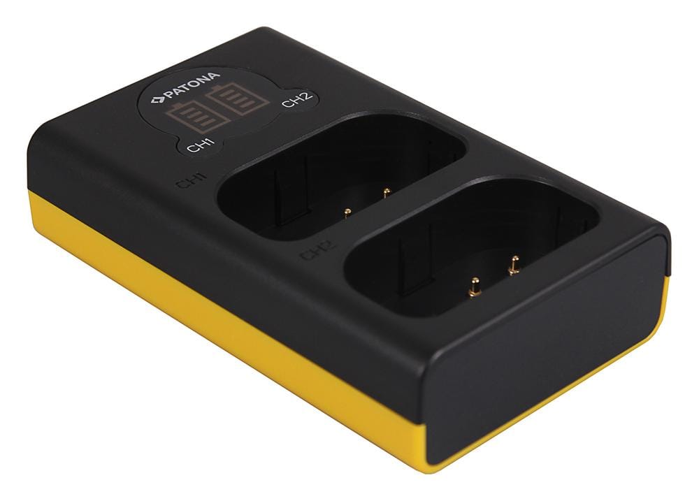 Carregador USB Dual LCD PATONA para Panasonic DMW-BLJ31 Lumix DC-S1 DC-S1R DC-S1H Carregador USB Dual LCD PATONA para Panasonic DMW-BLJ31 Lumix DC-S1 DC-S1R DC-S1H