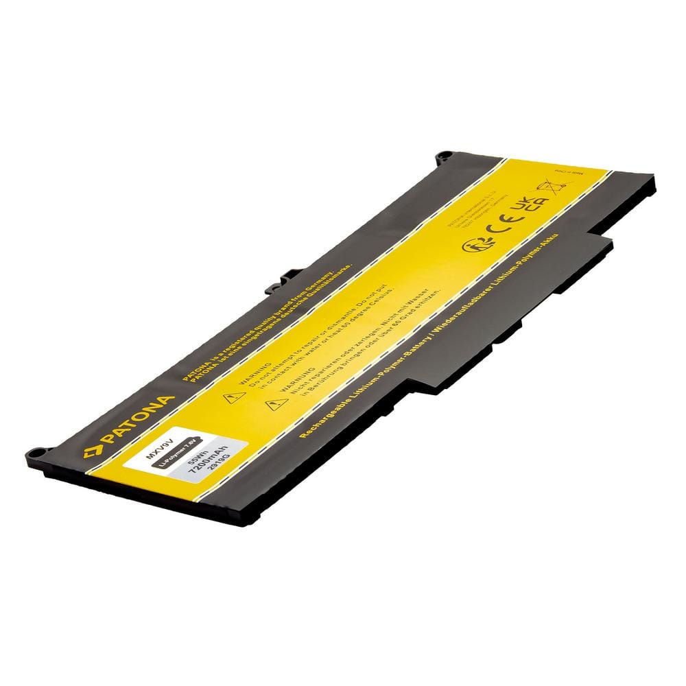 PATONA Li-Polymer Batteria 7200 mAh 7,6 V per Dell Latitude 7400 MXV9V