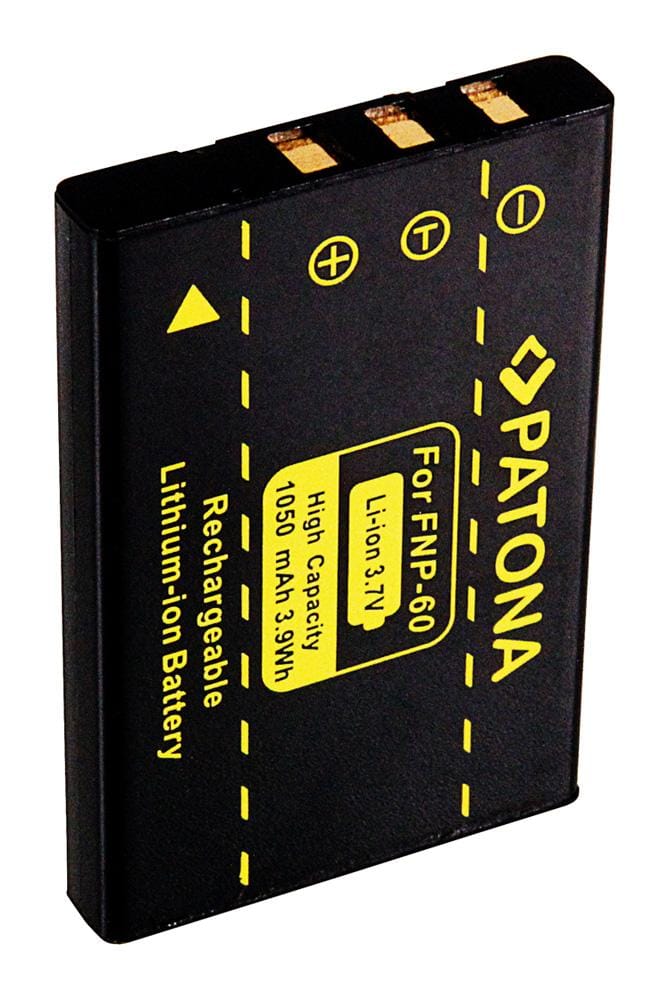 PATONA batteria per Fuji NP60 NP-60 ALDI Medion MD41856 MD85146 MD41856 DC6300