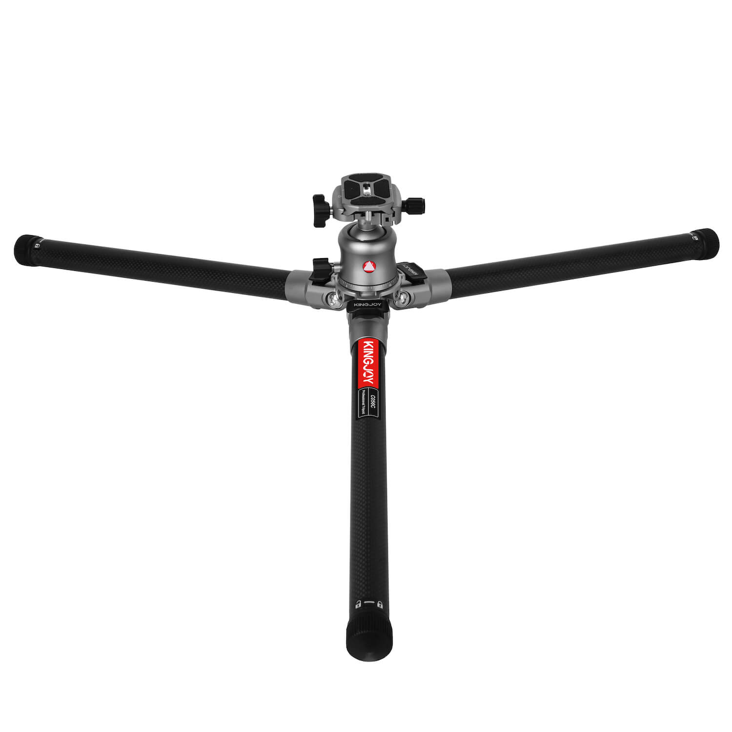 Travel tripod made of carbon C56C as a set with T20X tripod head Travel tripod made of carbon C56C as a set with T20X tripod head