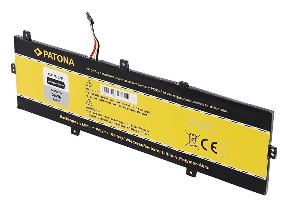 PATONA Battery for Asus UX430 ZenBook UX430 Series PRO PU404 C31N1620 3ICP5 70 81
