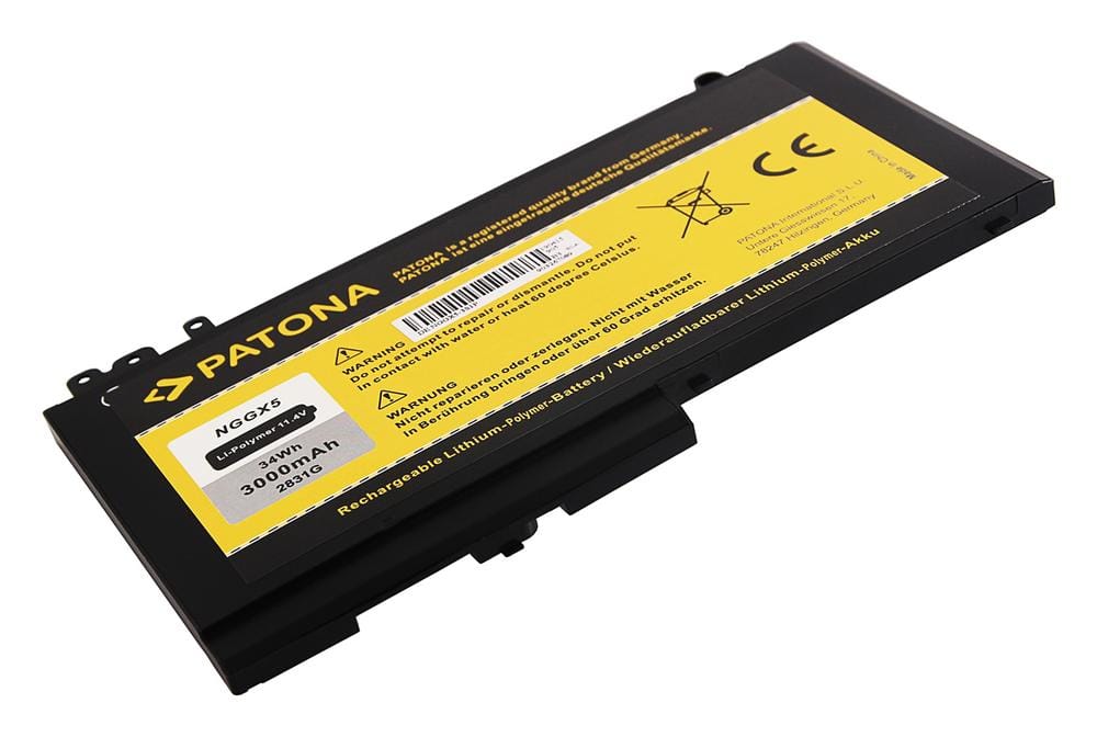 PATONA Bateria para Dell Latitude Série E5270 12 12 5000 Série-E5270 12-E5270 0RDRH9 NGGX5 RDRH9 PATONA Bateria para Dell Latitude Série E5270 12 12 5000 Série-E5270 12-E5270 0RDRH9 NGGX5 RDRH9