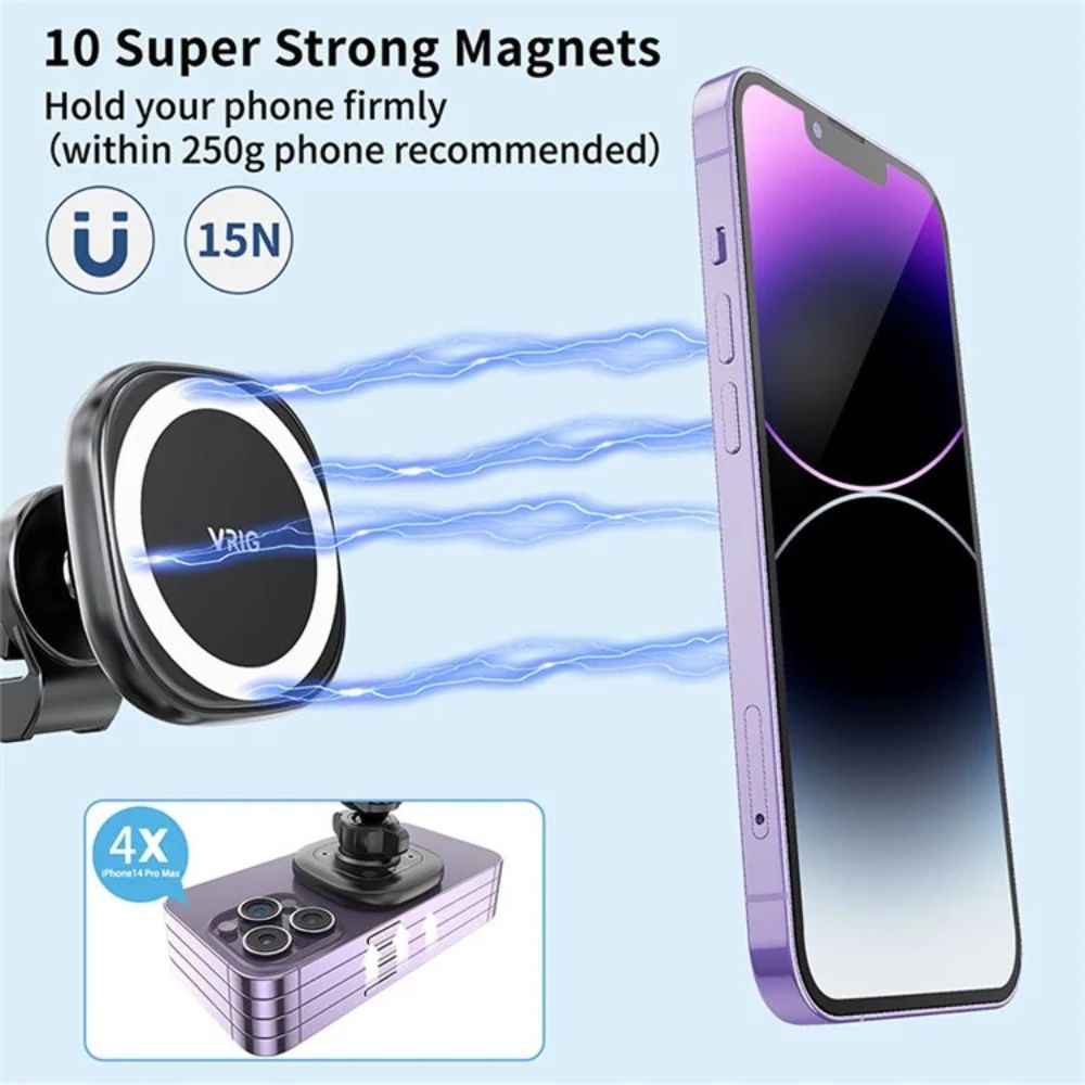 Magnetic smartphone car holder with Magsafe Magnetic smartphone car holder with Magsafe