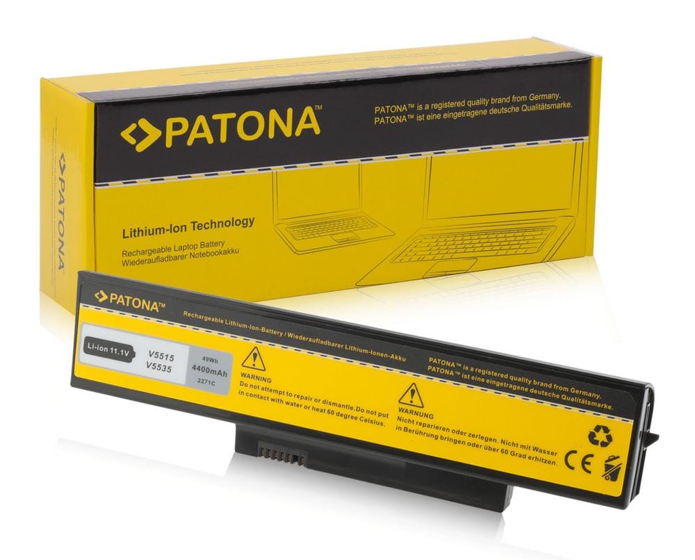 PATONA Battery for Fujitsu‑Siemens V5515 V5535 V5555 FOX‑EFS‑SA‑22F‑06