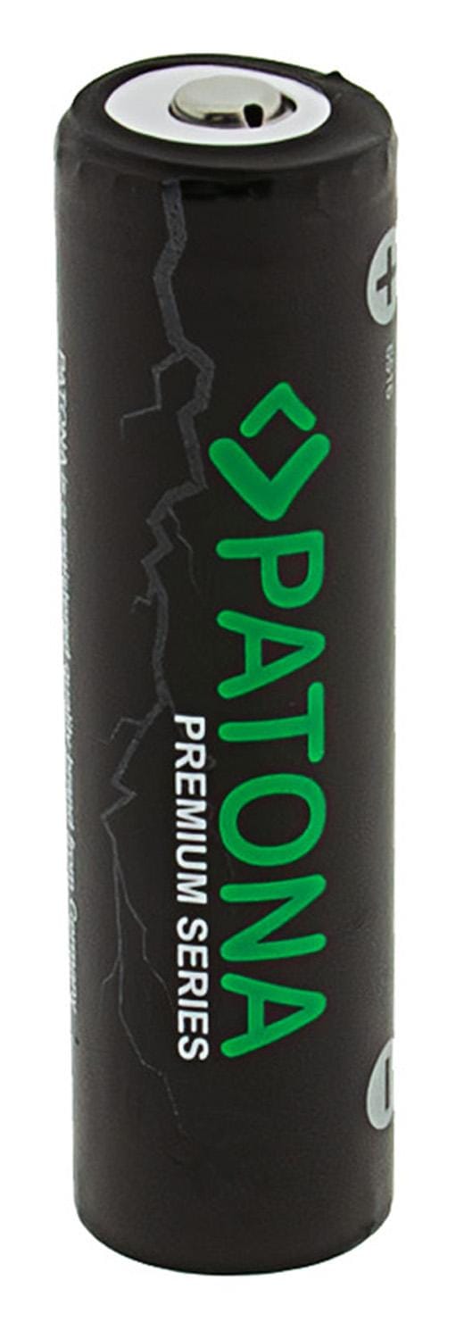 PATONA Premium 18650 Li‑Ion batteria non protetta Sharp/Button Top 3,7 V 3500 mAh