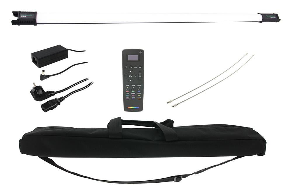 PATONA Premium LED Dynamic 43 RC100 Tube Photo and Video Light with 464 LEDs 96 cm including Carry Bag