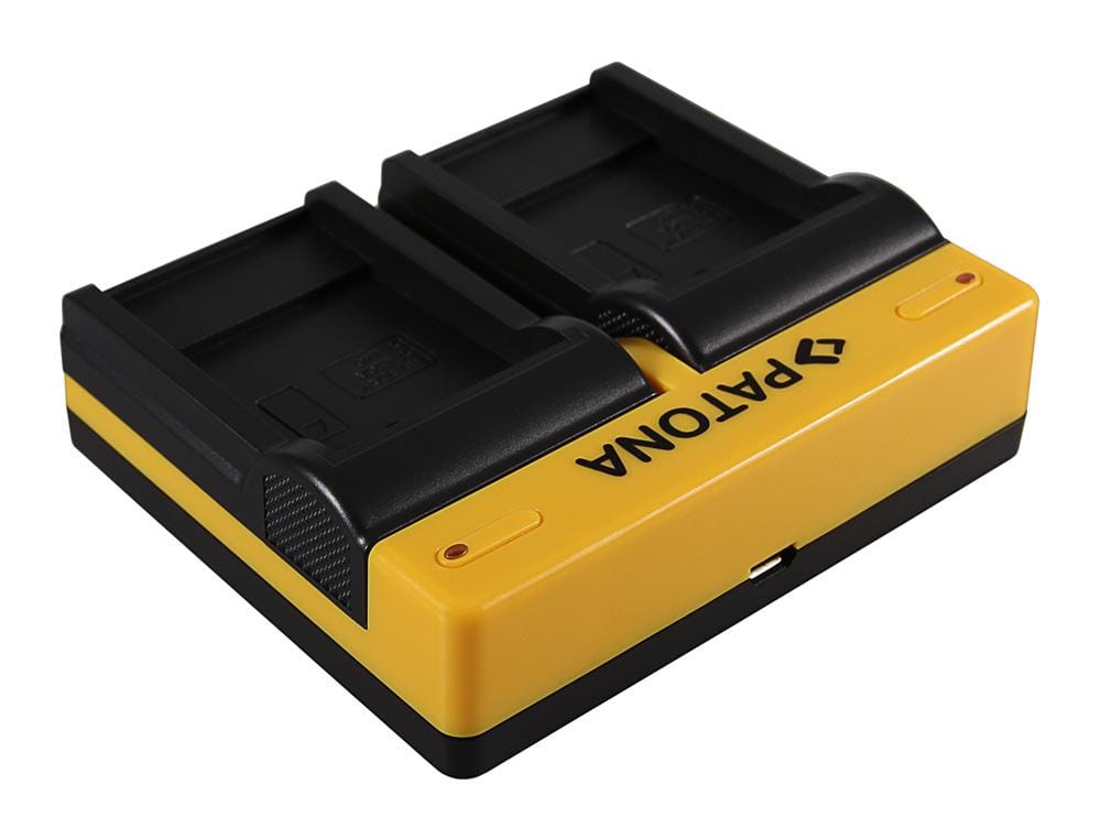 Carregador dual PATONA para Sanyo DB‑L40A L20A Xacti DMXC1 DMX‑C1 DMXCA65 DMX‑CA65 DSCC4 com Micro‑USB Carregador dual PATONA para Sanyo DB‑L40A L20A Xacti DMXC1 DMX‑C1 DMXCA65 DMX‑CA65 DSCC4 com Micro‑USB