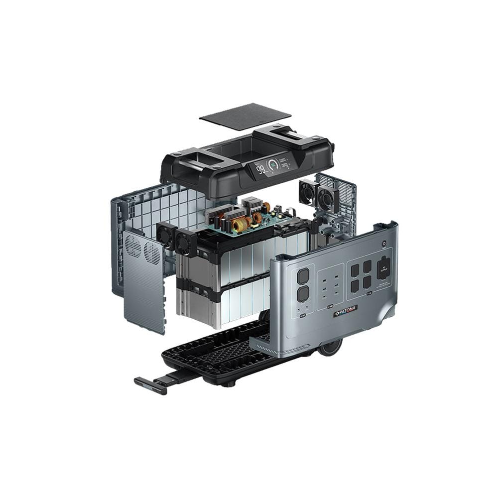 PATONA Platinum Powerstation Autarc 5000 Pro 5120 Wh PD100W USB-C USB-A QC AC DC LiFePO4