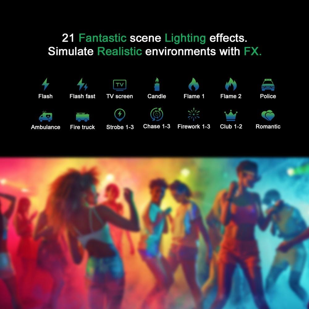 PATONA Premium LED RGB Tube Luce Foto e Video 10W con 21 Effetti Preimpostati PATONA Premium LED RGB Tube Luce Foto e Video 10W con 21 Effetti Preimpostati