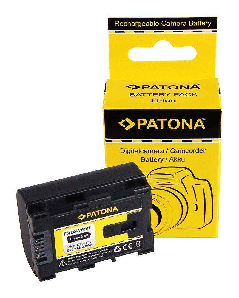 PATONA batteria per JVC BN-VG107 BN-VG107AC BN-VG107E BN-VG107EU GZ-G5 GZ-GX1 PATONA batteria per JVC BN-VG107 BN-VG107AC BN-VG107E BN-VG107EU GZ-G5 GZ-GX1
