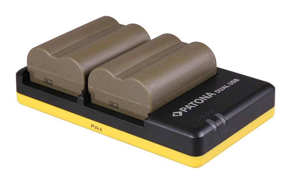 PATONA Carregador Dual Rápido para Canon BP-508 BP-512 com Cabo Micro-USB PATONA Carregador Dual Rápido para Canon BP-508 BP-512 com Cabo Micro-USB