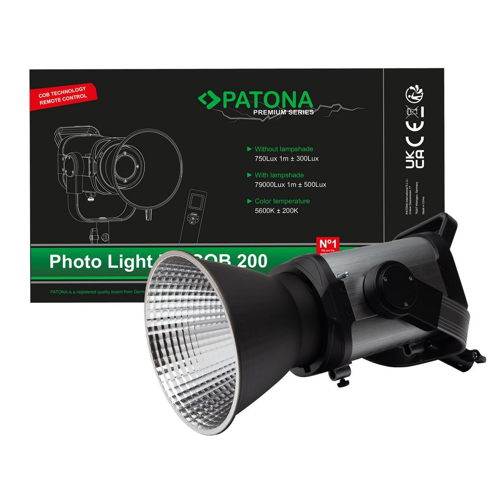PATONA Premium Foto-Luce COB-200 APRC con Controllo App PATONA Premium Foto-Luce COB-200 APRC con Controllo App
