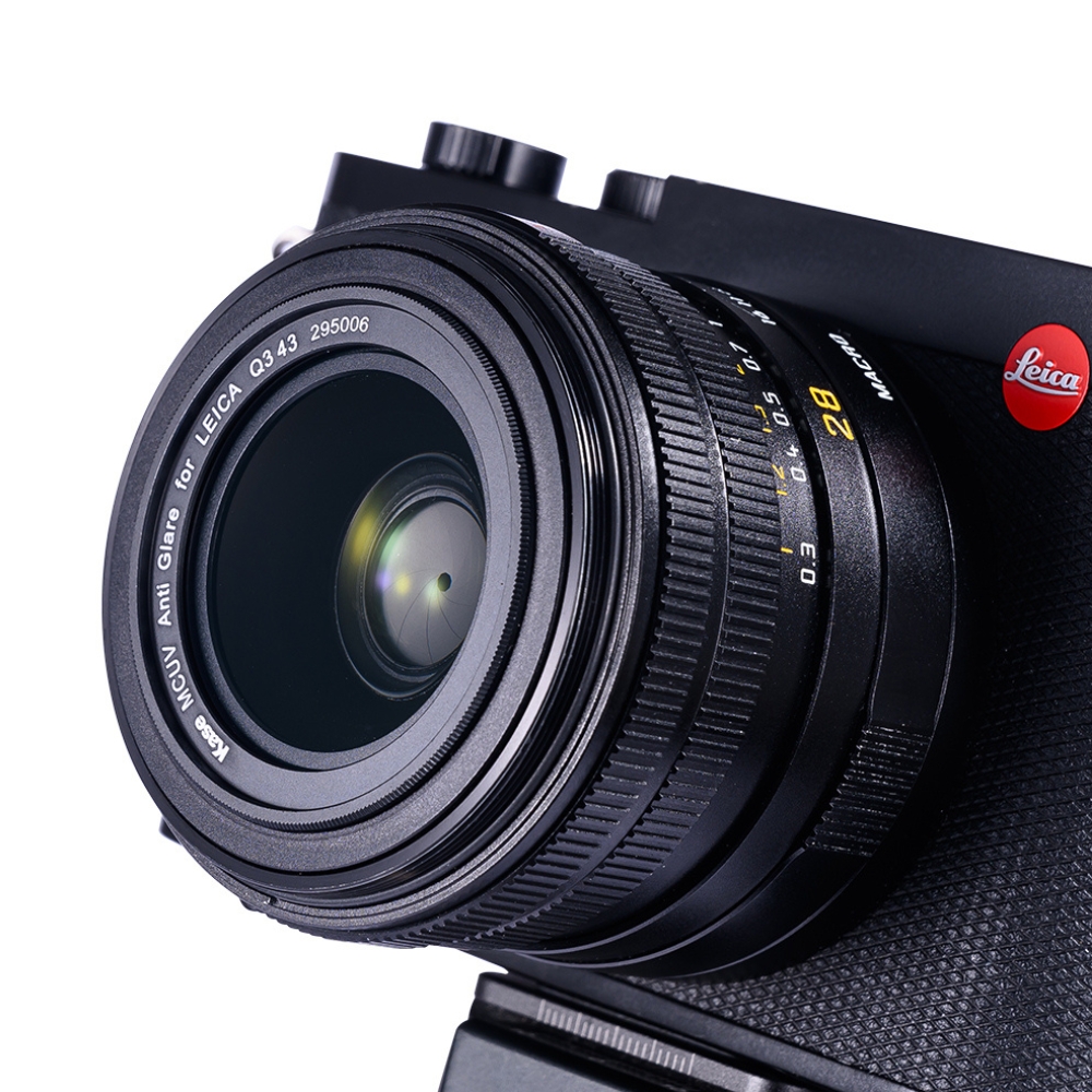 Protective filter for Leica Q3 MCUV for screwing in Protective filter for Leica Q3 MCUV for screwing in