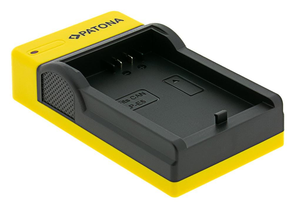 PATONA Slim Caricatore USB con ingresso USB‑C per Canon LP‑E5 EOS 1000D 450D 500D PATONA Slim Caricatore USB con ingresso USB‑C per Canon LP‑E5 EOS 1000D 450D 500D