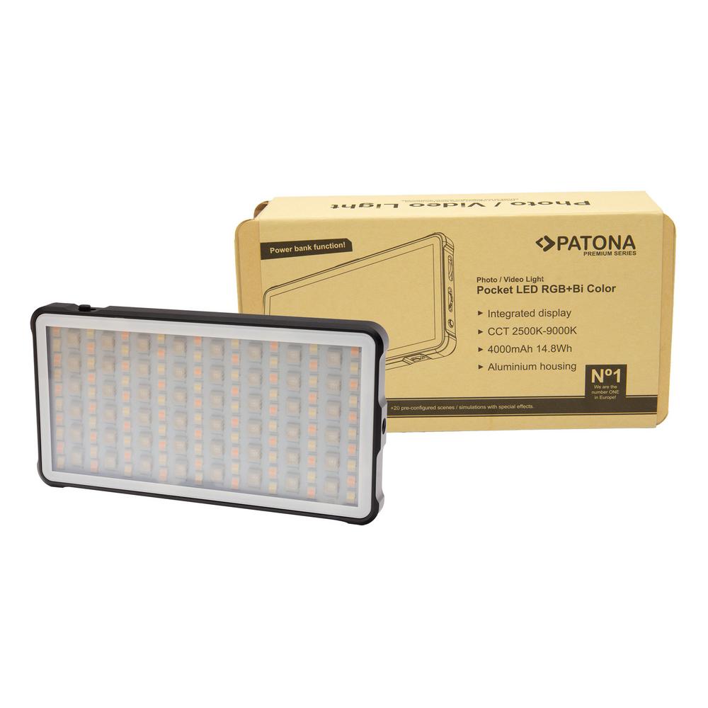 PATONA Premium RGB Light da Borsa con Funzione Powerbank