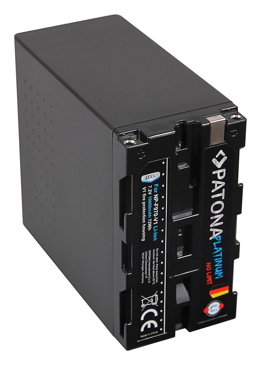 Bateria PATONA Platinum para Sony NP-F970 NP-F960 NP-F950 com caixa resistente ao calor V1 10.000 mAh Bateria PATONA Platinum para Sony NP-F970 NP-F960 NP-F950 com caixa resistente ao calor V1 10.000 mAh